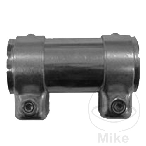conector tubo de escape con abrazadera doble 55/125 mm