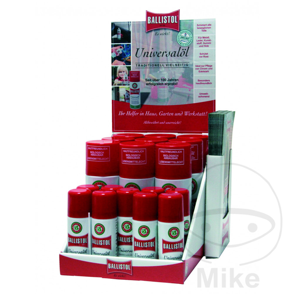 expositor de aceite universal 9x50 ml+9x200 ml