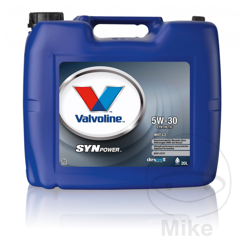 aceite de motor sintético para coche 5w30 mst c3 20l 
synpower altn: 5583302