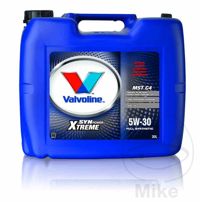 aceite de motor sintético para coche 5w30 mst c4 20l 
synpower altn: 5583037