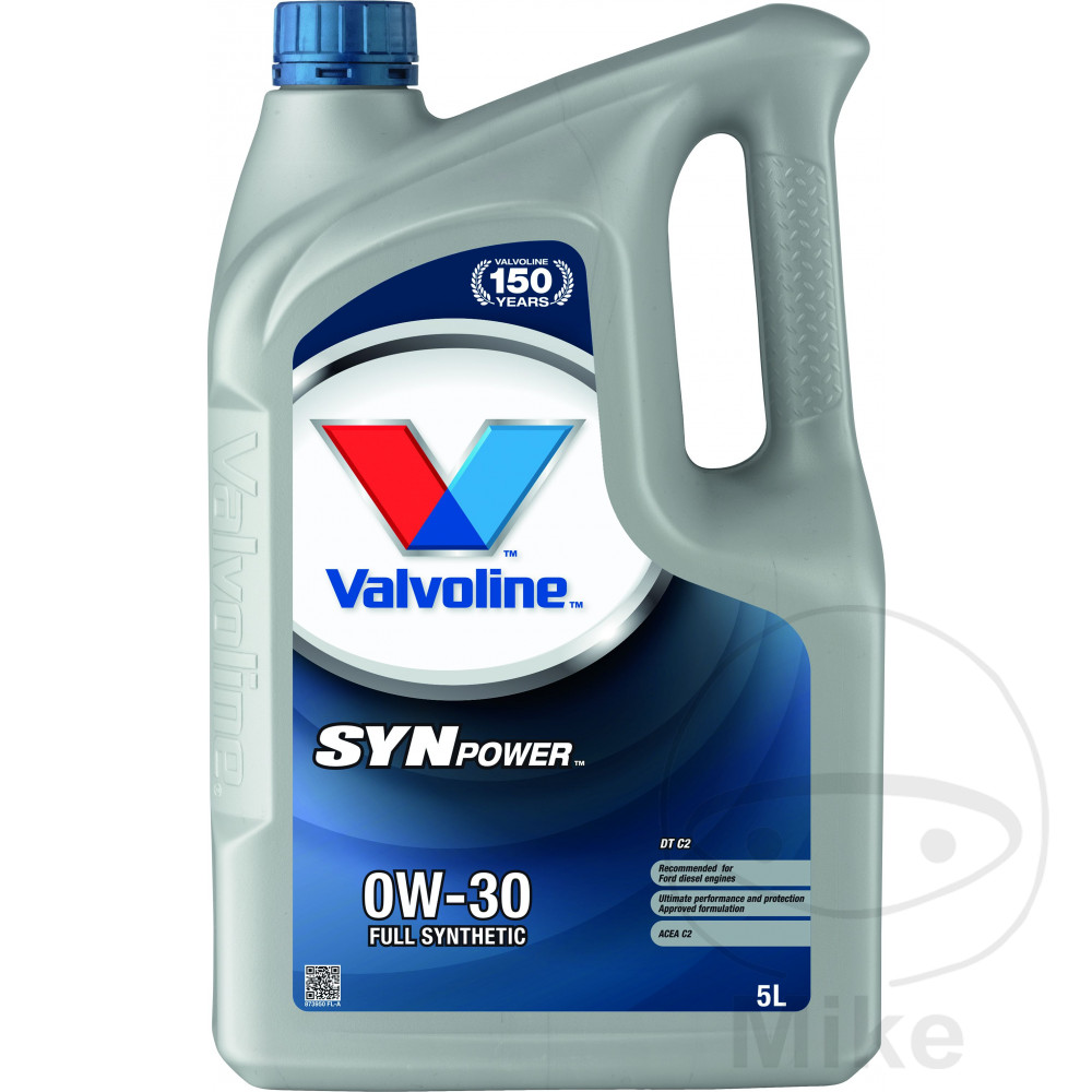 aceite de motor sintético para coche 0w30 dt c2 5l 
synpower