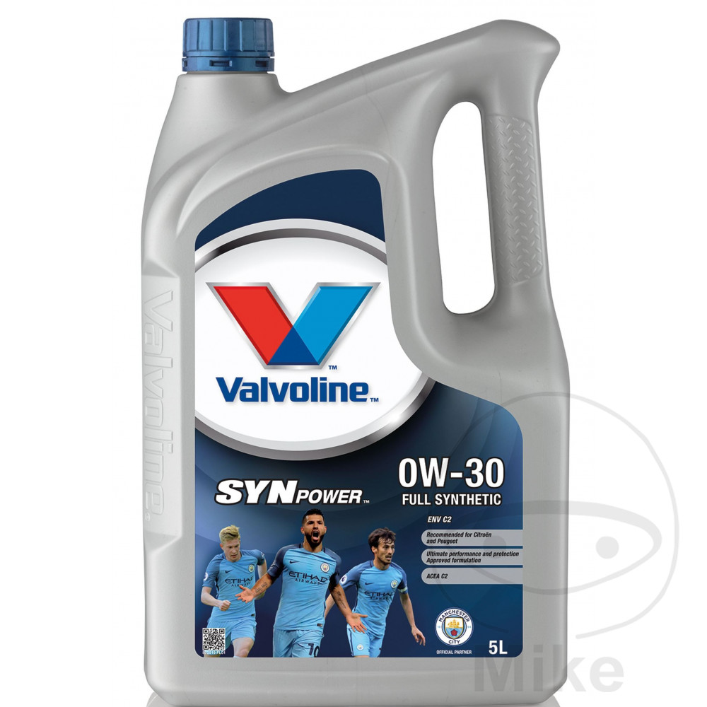 aceite de motor sintético para coche 0w30 env c2 5l
 synpower