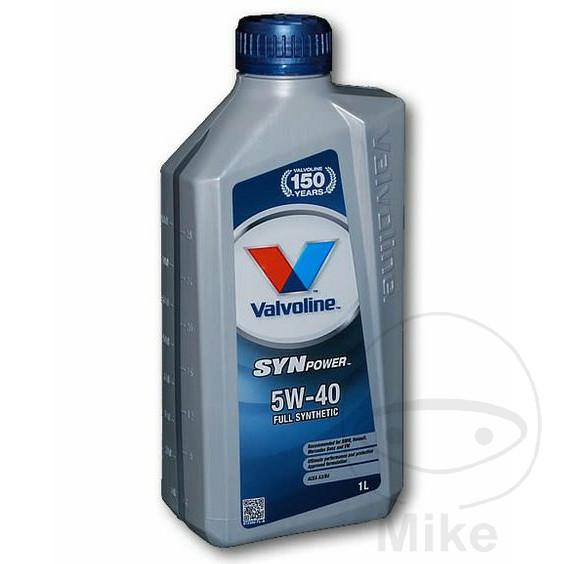 VALVOLINE Aceite de motor sintético para coche SYNPOWER 5W40 1L - Imagen 1 de 1