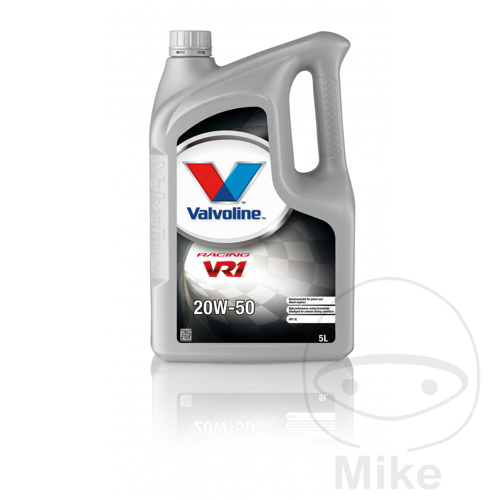 VALVOLINE olio motore minerale per auto 20W50 VR1 5L RACING