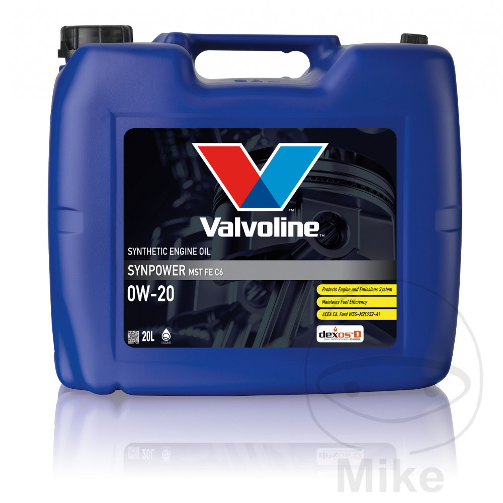 aceite de motor sintético para coche 0w20 mst c6 20l
 fe synpower altn: 5580341