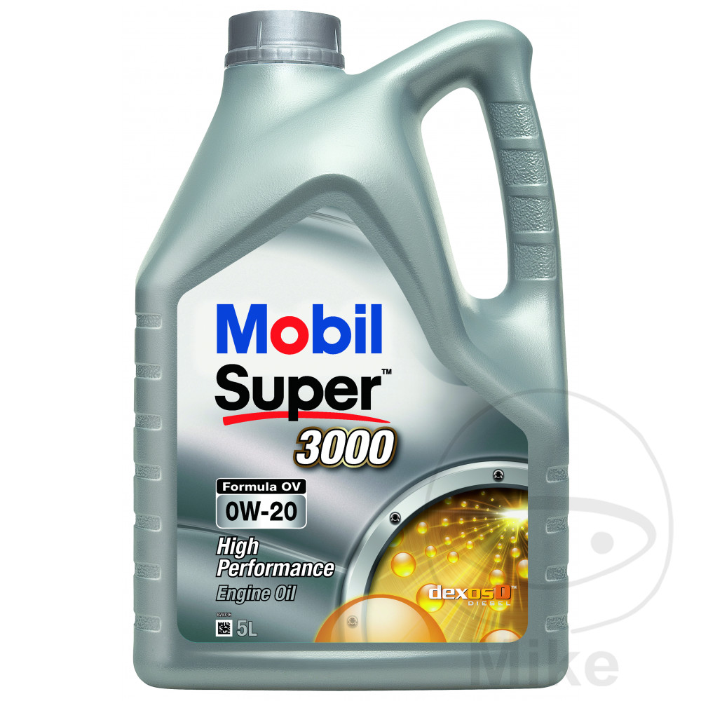 aceite de motor sintético para coche 0w20 5l 
super 3000 ov