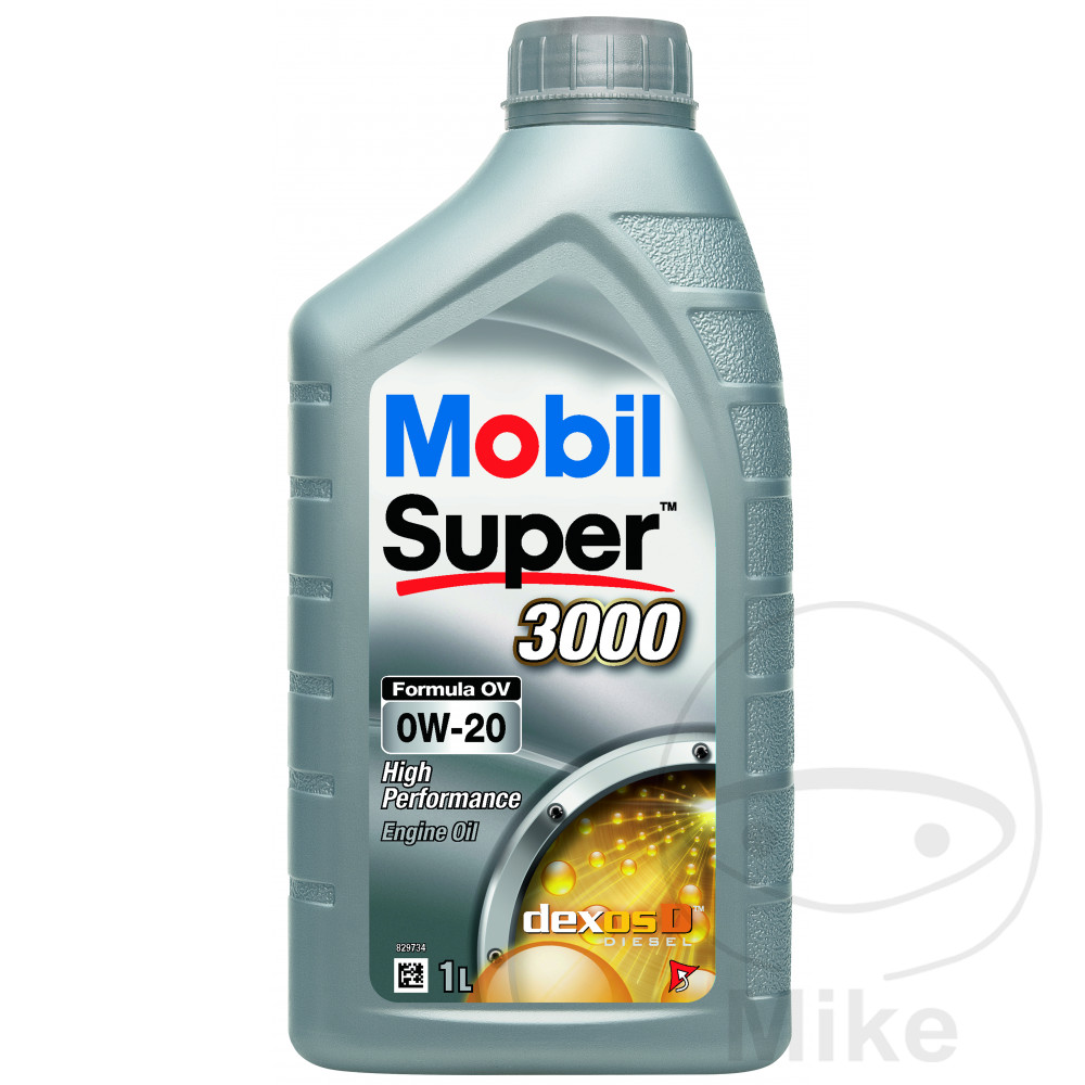 aceite de motor sintético para coche 0w20 1l 
super 3000 ov