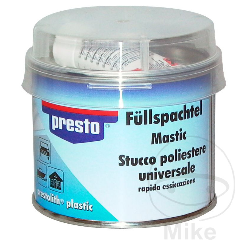 masilla plástica + endurecedor prestolith 2k plas 250 gr