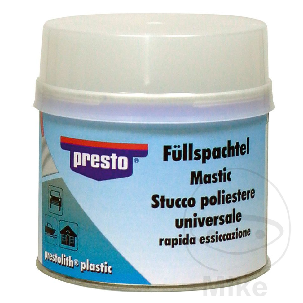 masilla plástica + endurecedor prestolith plastic 2k 1000 gr