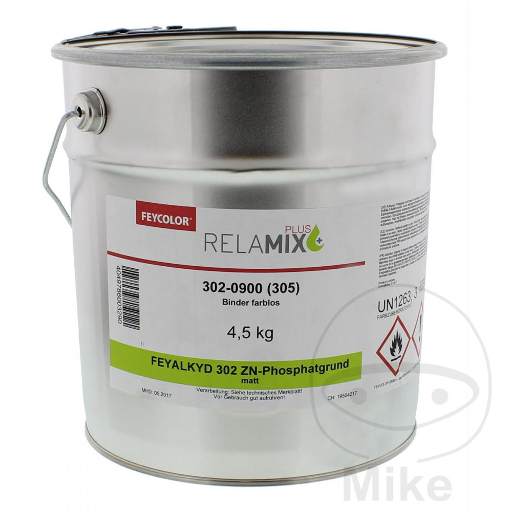 imprimación de zinc para vehículos 1k 302 4.5 kg
 feyalkyd
