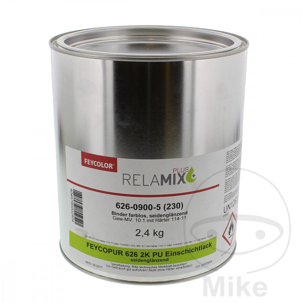 pintura brillo seda de una sola capa feycopur 2k pu 626 2.4 kg
