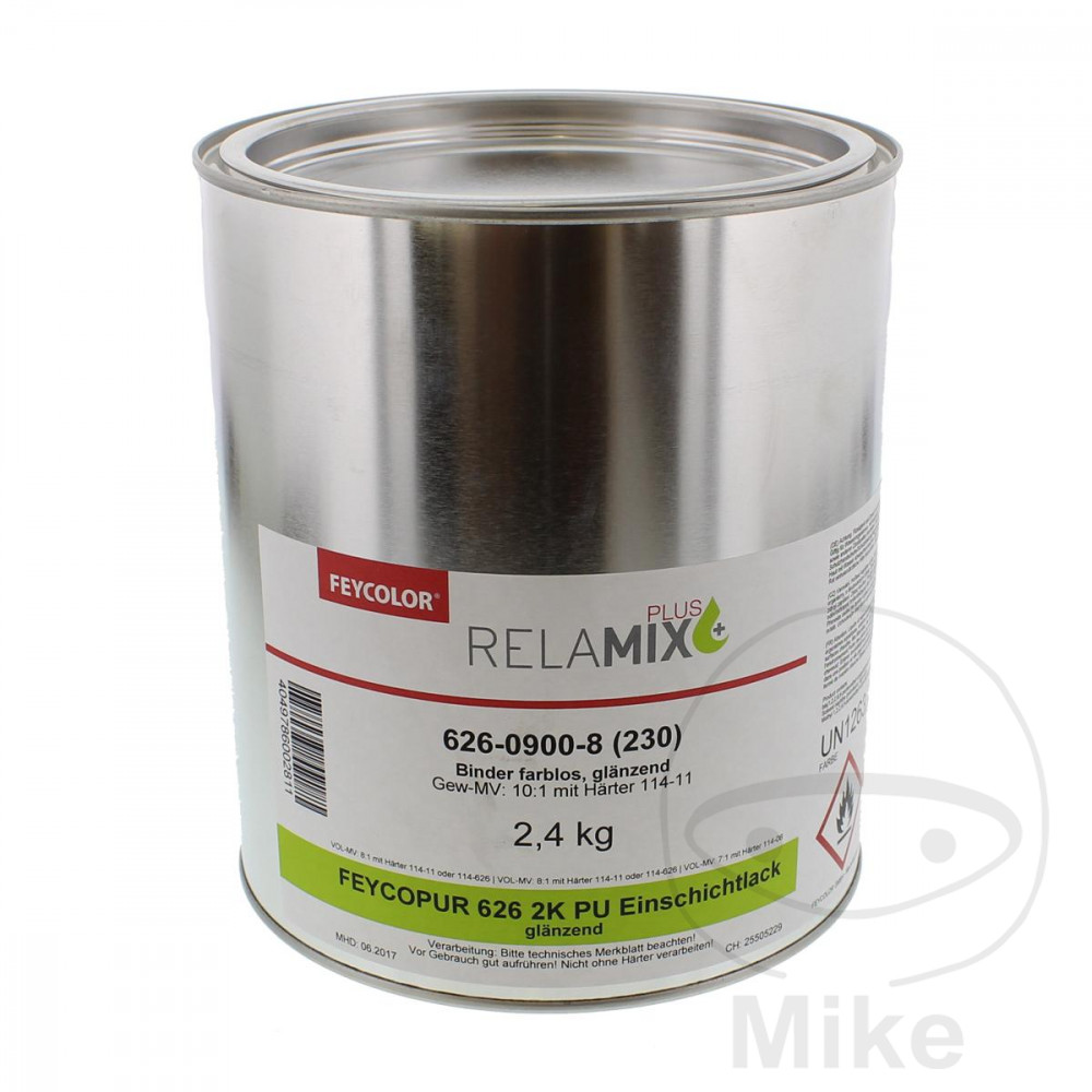 pintura brillante de una sola capa feycopur 2k pu 626 2.4 kg