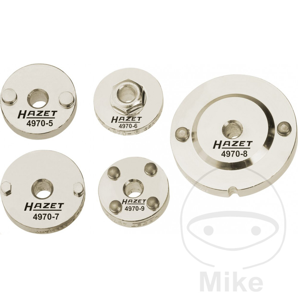 Jeu De Meuleuses De Moyeu HAZET 4960F-160/2 - Pour Nettoyage Jantes, 160mm, 500 Tr/min, 2 Pièces