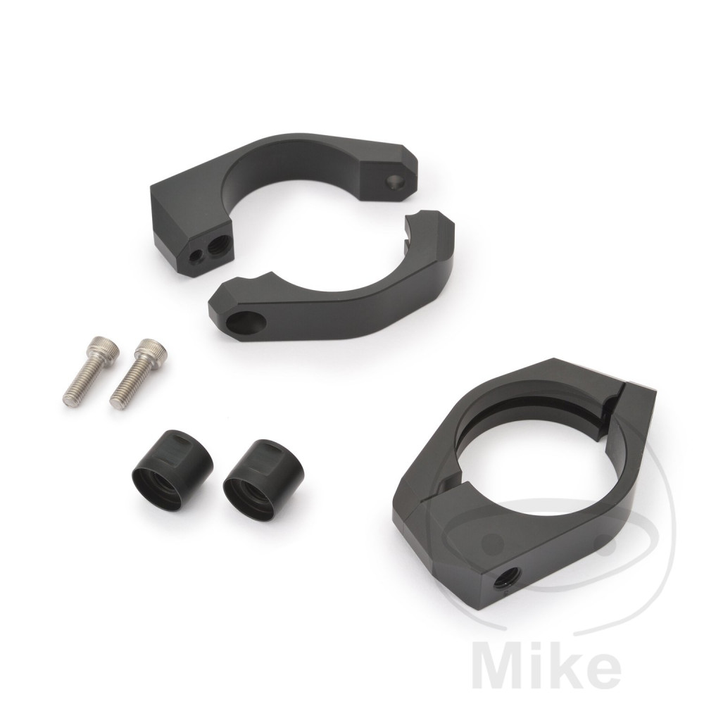 abrazadera de horquilla con soporte para intermitente 43 mm alu