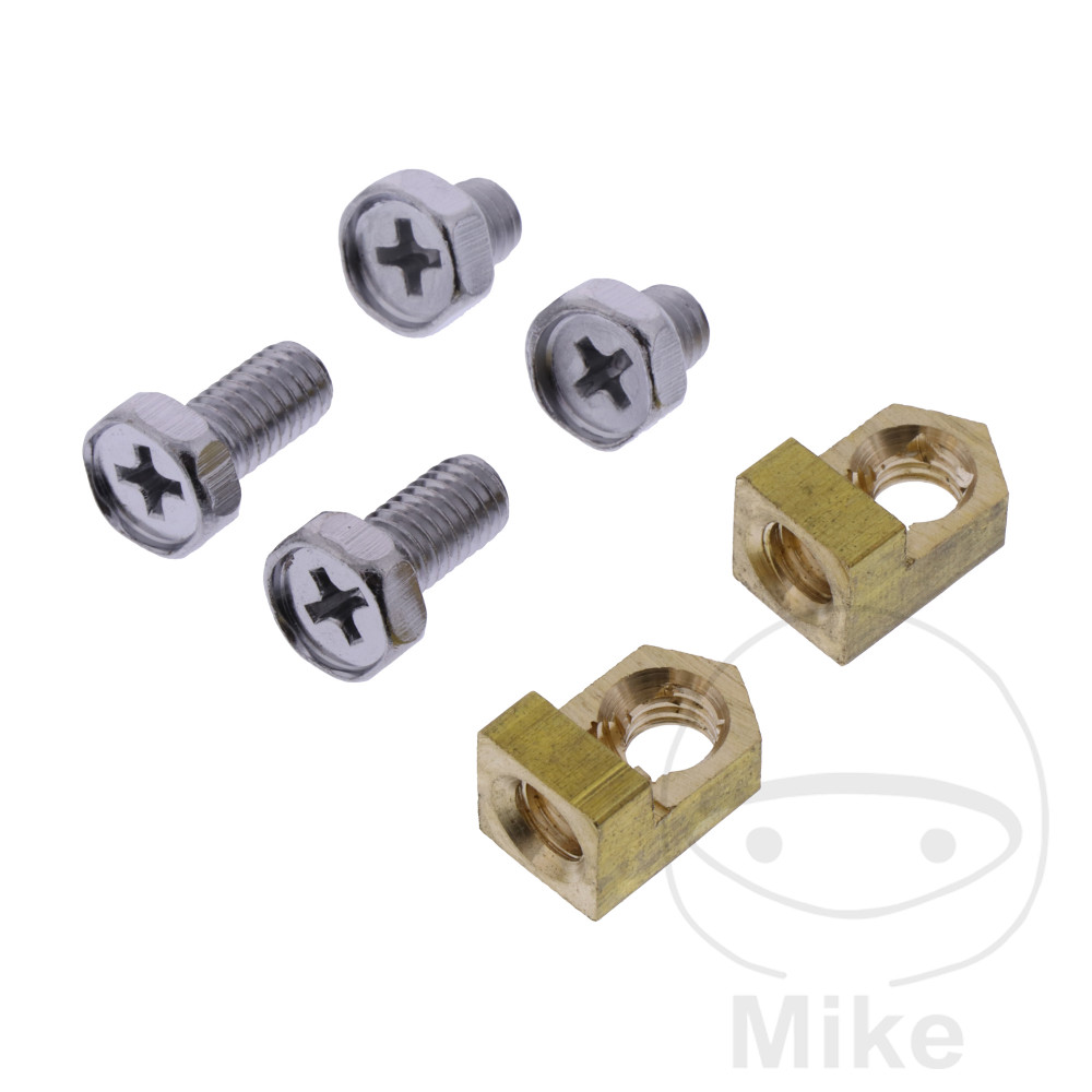 juego adaptadores terminales de batería m6 x 1.0 mm