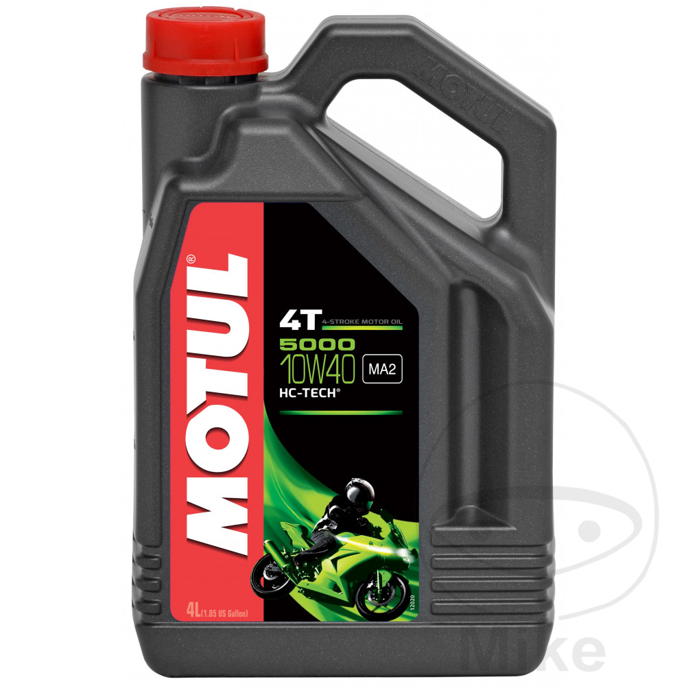 aceite de motor semisintético para moto 10w40 4t 4l 
 5000