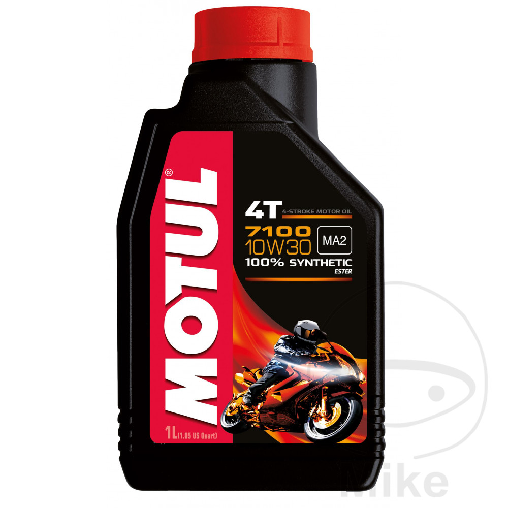 aceite de motor sintético para moto 10w30 4t 1l 
 7100