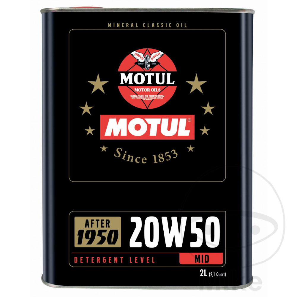 aceite de motor mineral para moto 20w50 4t 2l 
 classic altn: 7140464