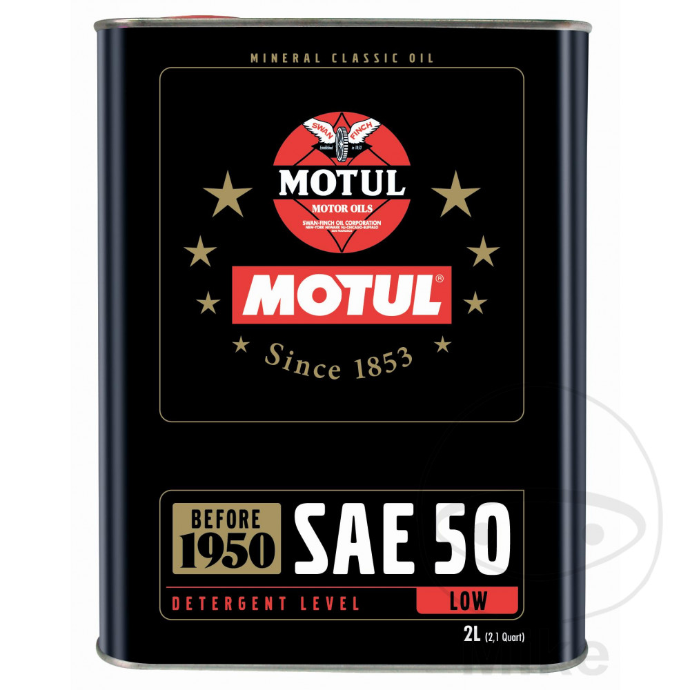 aceite de motor mineral para moto 50w 4t 2l 
 classic