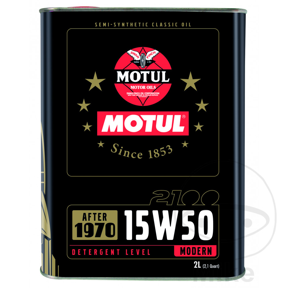 aceite de motor semisintético para moto 15w50 4t 2l 
 classic