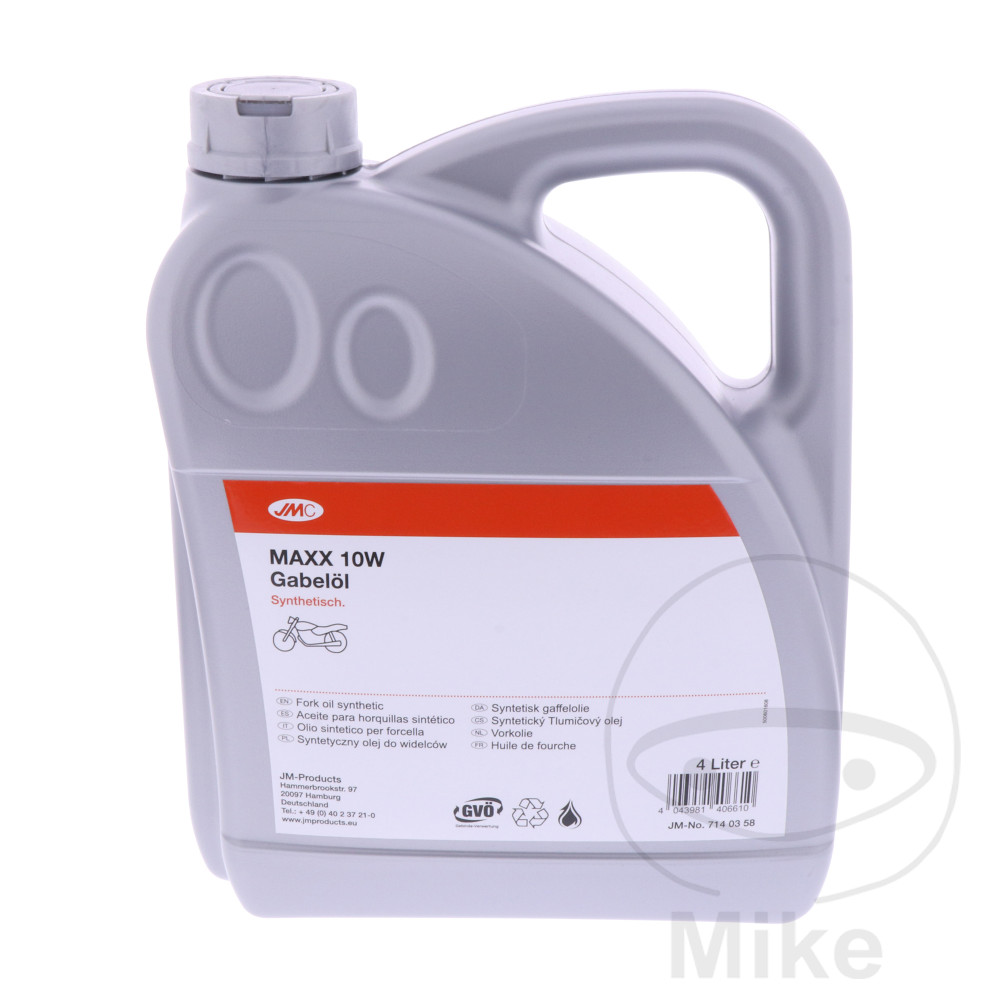 aceite de horquilla sintético maxx 10w 4l