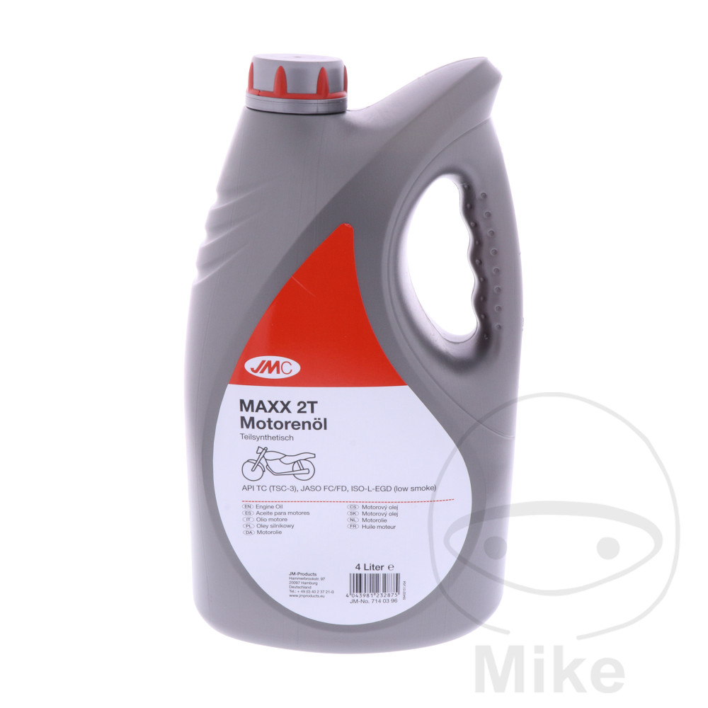 aceite de motor sintético para moto maxx 2t 4l