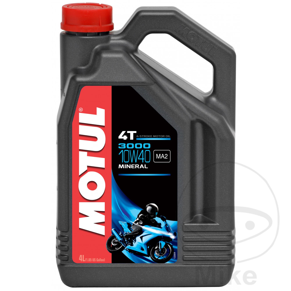 aceite de motor mineral para moto 10w40 4t 4l 
 3000