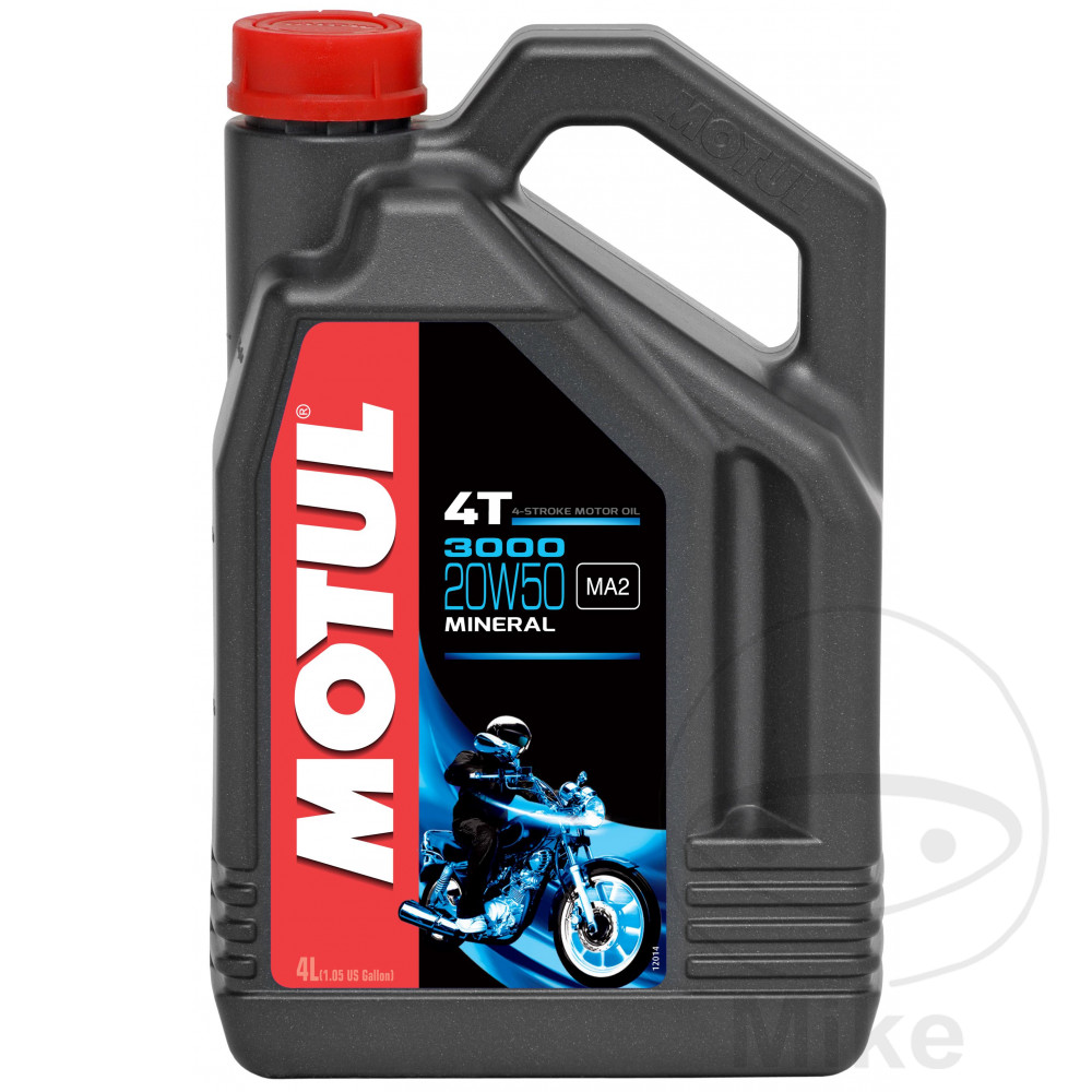 mineralisches Motoröl für Motorräder 20W50 4T 4L  3000 ALTN: 7140391 - Bild 1 von 1