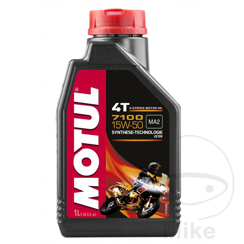 aceite de motor sintético para moto 15w50 4t 1l 
 7100 altn: 7140474