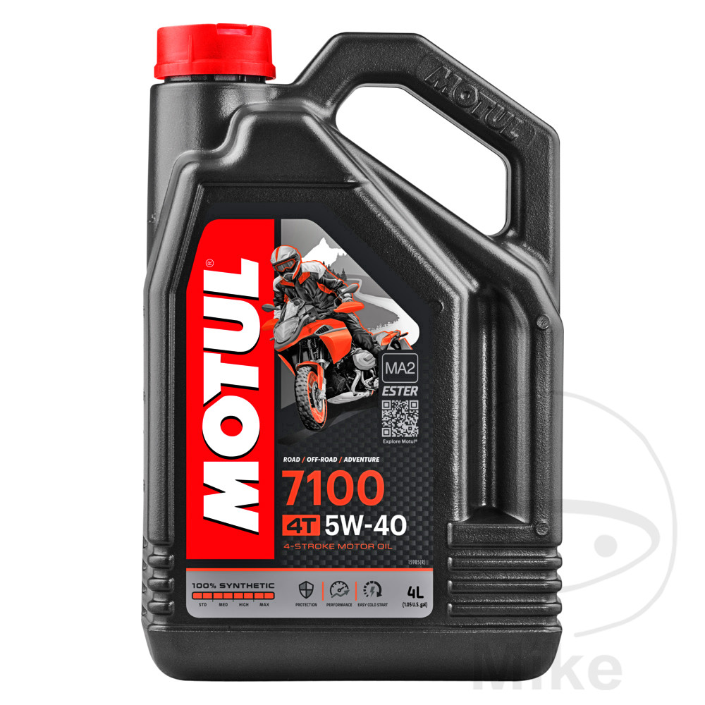 aceite de motor sintético para moto 7100 5w40 4t 4l