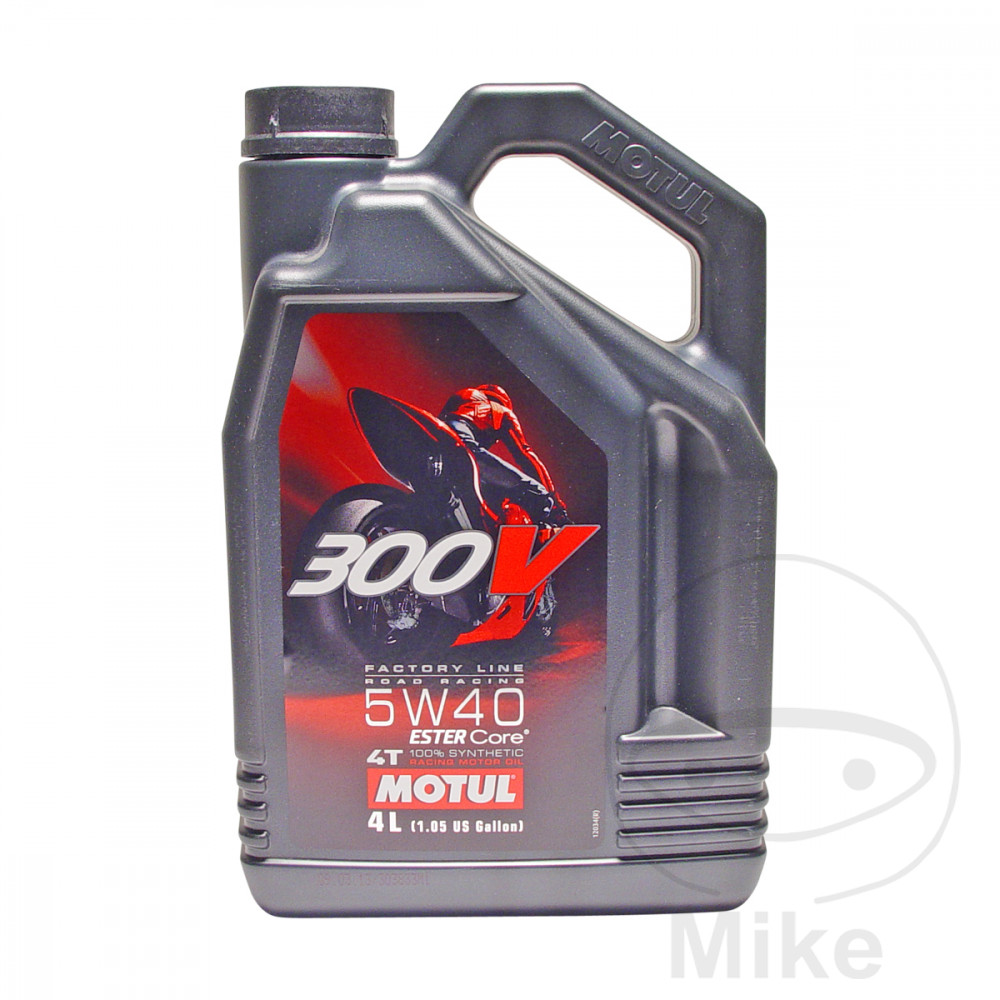 aceite de motor sintético para moto 300v fl road racing 5w-40 4l