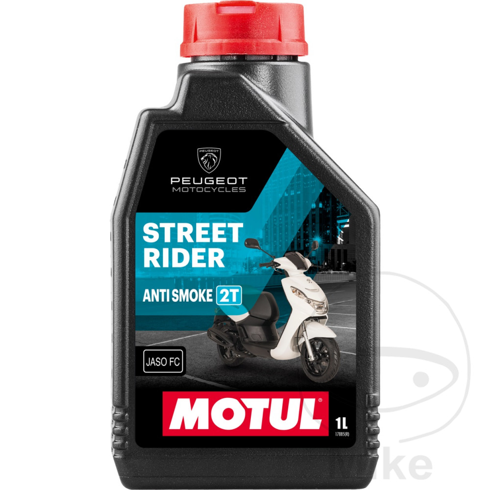 aceite de motor sintético para moto 2t 1l 
 street rider