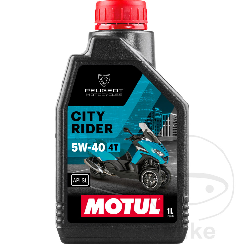 aceite de motor sintético para moto city rider 5w-40 4t 1l