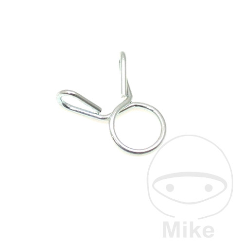 set abrazaderas de manguera de combustible galvanizadas ø 9 mm (20u)