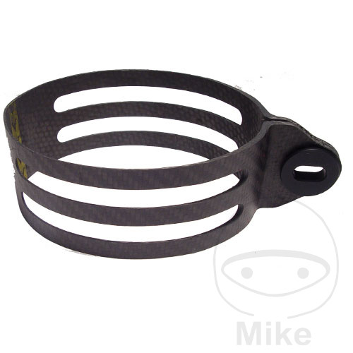 abrazadera silenciador de escape carbon typ 3a 125 x 95 mm