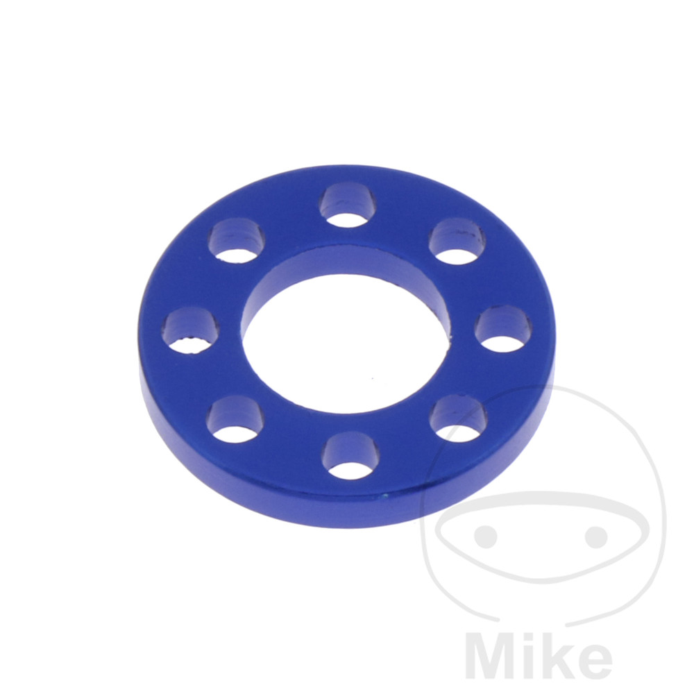 10 Rondelles En Aluminium Anodisé M60 Bleu Pour Voiture - Boulons 6mm X 20mm