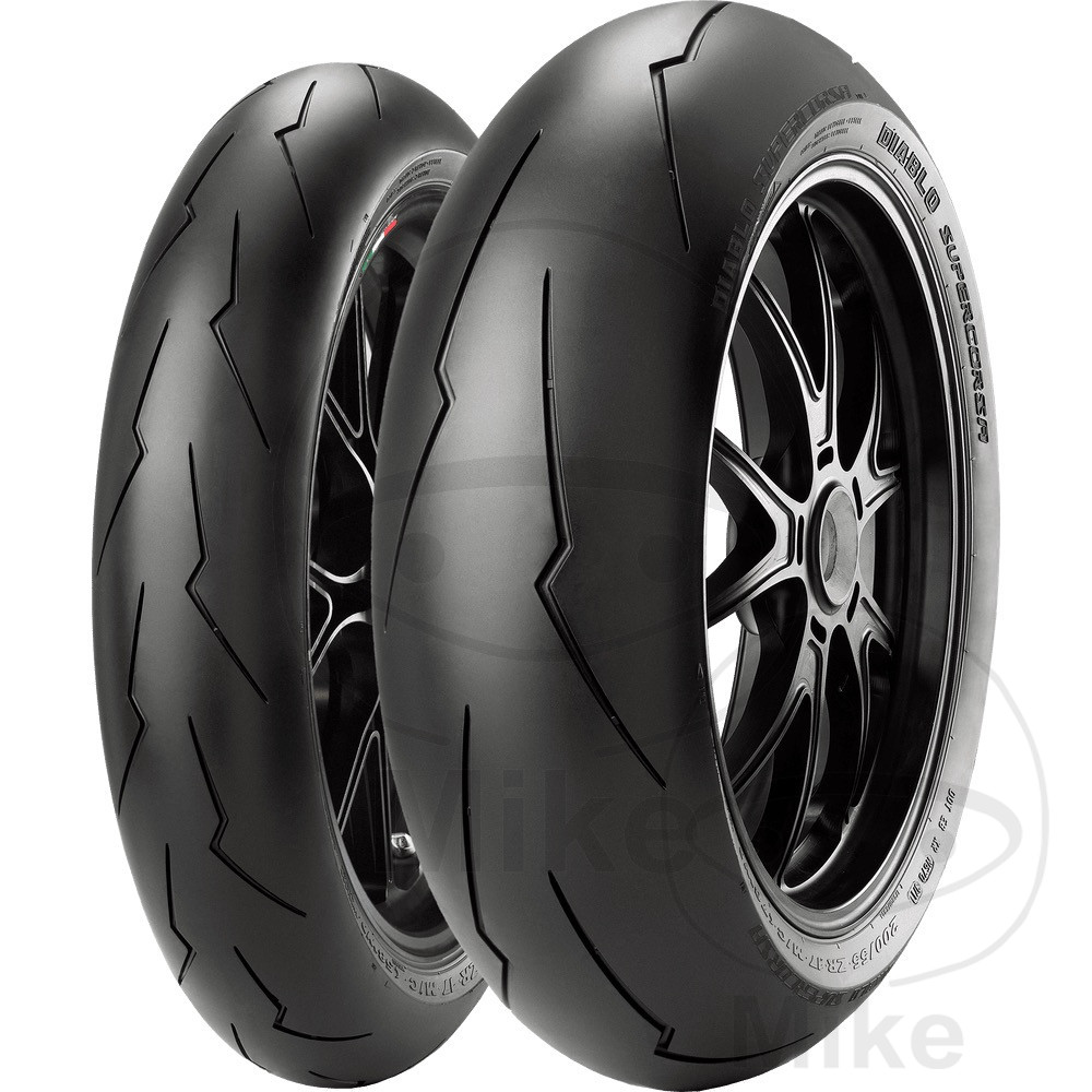 neumático cubierta moto trasero 200/55zr17 (78w) tl supercorsa