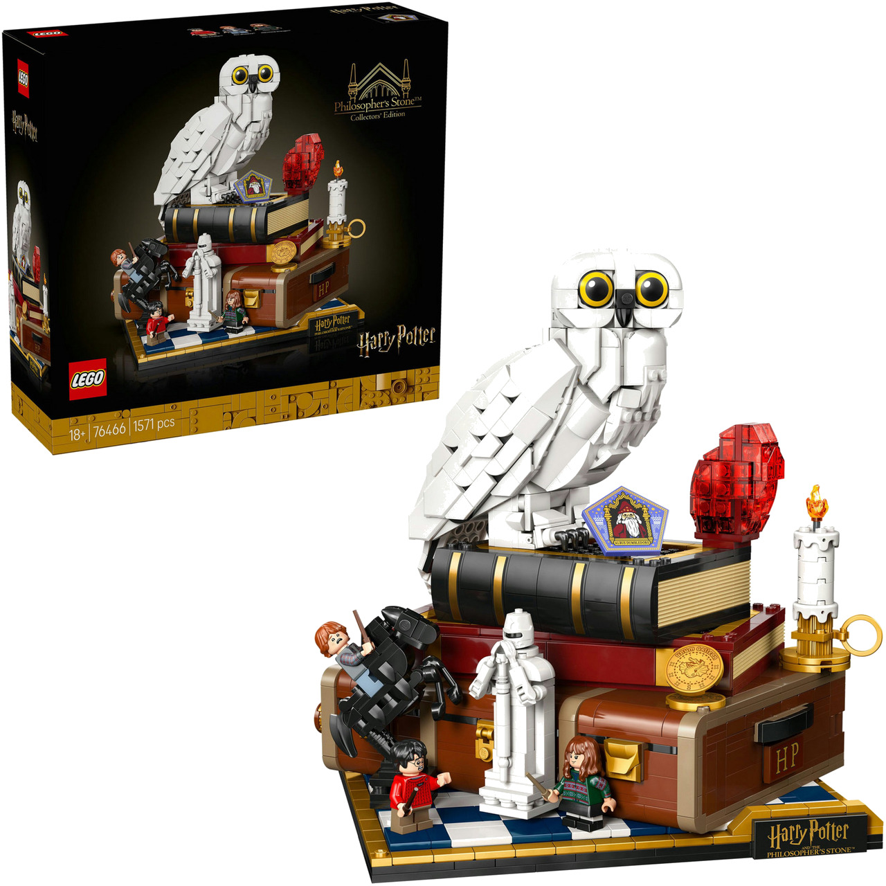 juego de construcción piedra filosofal edición de coleccionista harry potter 76466