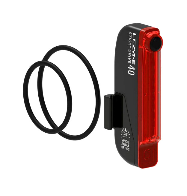 luz trasera bicicleta stick+ drive seat clamp rear 40 lumens