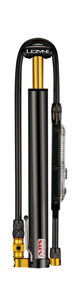 bomba de mano tipo taller con manómetro digital para gran volumen micro floor drive digital hvg 300mm - 90 psi