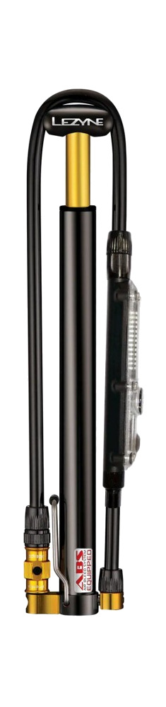 bomba de mano tipo taller con manómetro digital para alta presión micro floor drive digital hpg 300mm - 160 psi