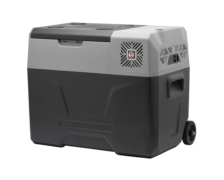 nevera con compresor y conexion bluetooth y usb, ruedas y asa de transporte 12/24/220v 40l