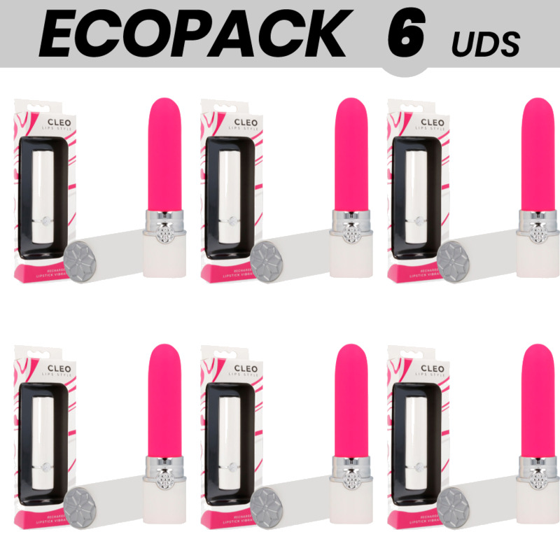 set mit 7 lippenstift-vibratoren ecopack cleo