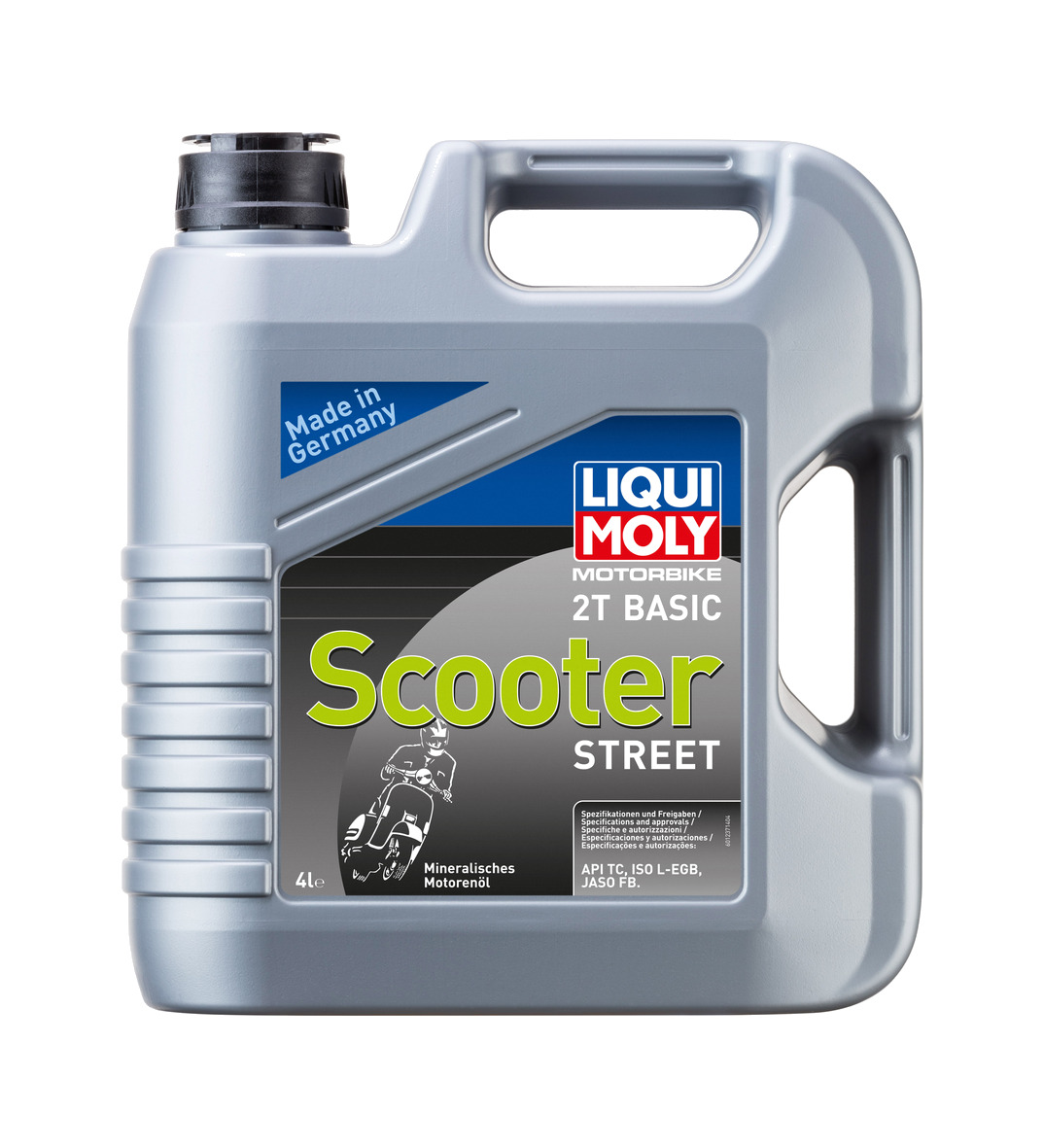 garrafa de aceite  2t basic scooter street 4 l