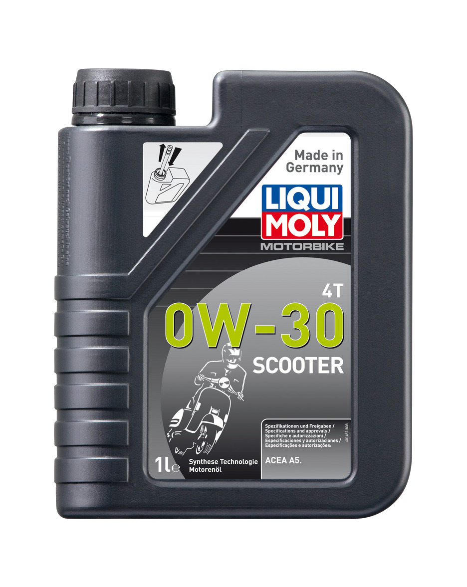 bote de aceite sintetico 1 l hc scooter vespa 0w-30