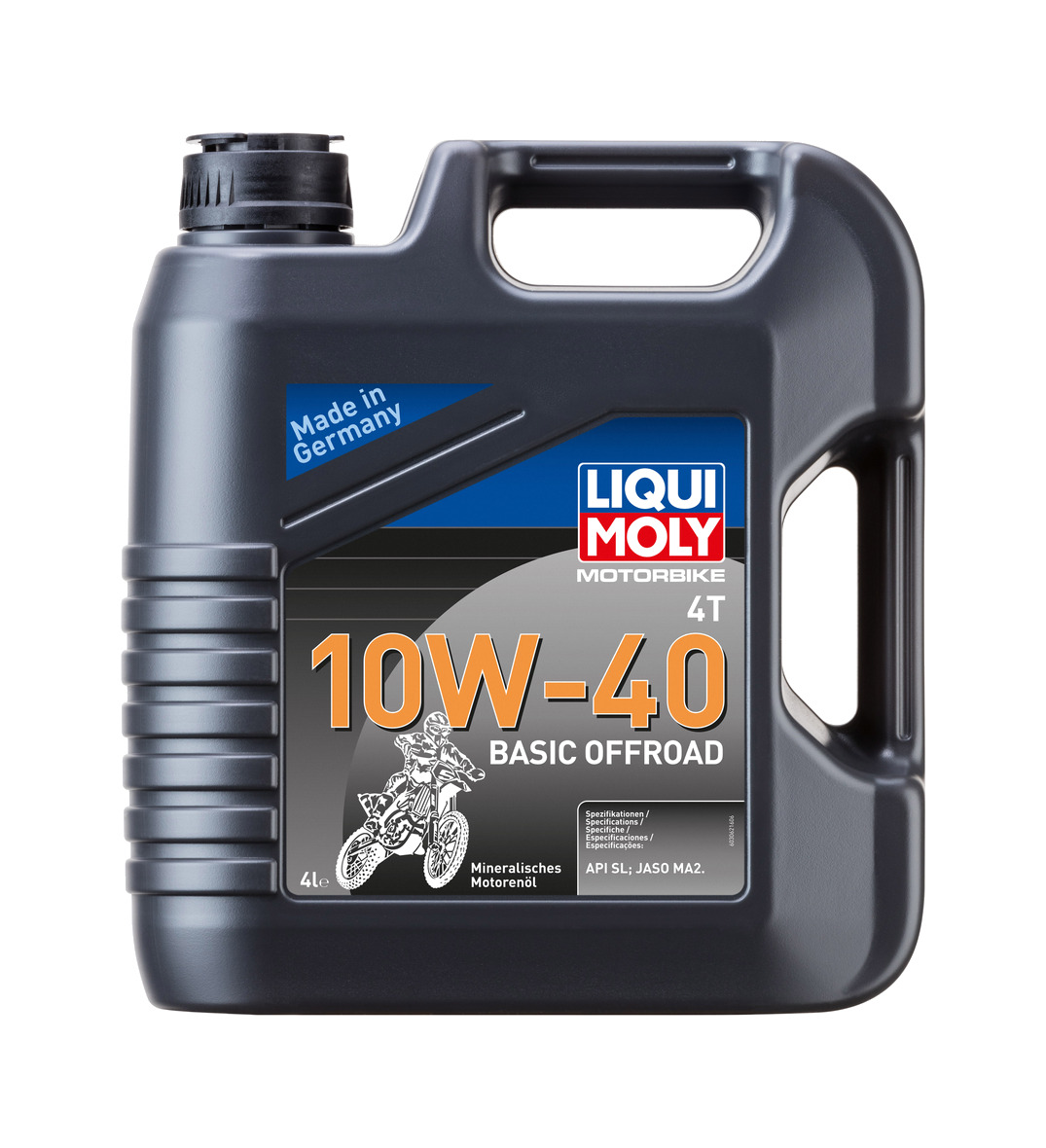 garrafa de aceite  10w-40 basic offroad 4 l