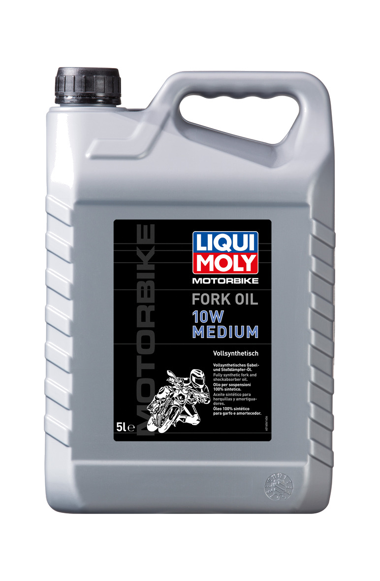 garrrafa aceite de horquilla  10w medium 5 l