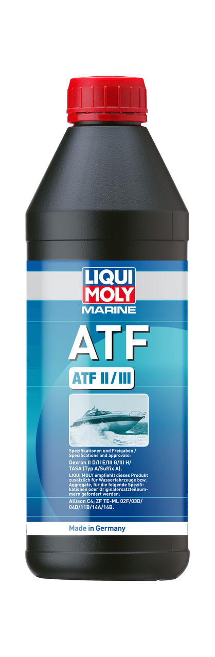 botella aceite sintético de transmisiones para náutica  auto marine atf dexron ii/ii/t 1 l