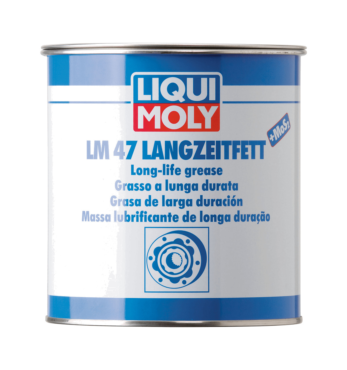lata de grasa de larga duración  lm 47 +mos2 1 kg