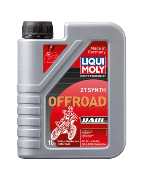 aceite lubricante para motor 1l 100% sintético mezcla 2t off road 3063
